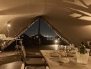 LAND CAVE|テントからも夜景を楽しむことが出来ます