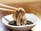 *【牡丹肉の焼肉】特製ブレンドした味噌ダレと醤油ベースのタレ、厳選した塩をご用意