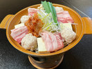 ・【ご夕食一例/キムチ鍋】ピリ辛お鍋で心も身体も温まります