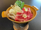 ・【ご夕食一例/すき焼き】上質なお肉を存分にお召し上がりください