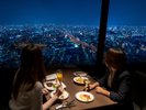 スカイビュッフェ51(テーブルからの夜景)