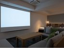 エグゼクティブシックスベイビュー/100インチスクリーン、プロジェクター設置