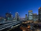 東京駅線路側の景色