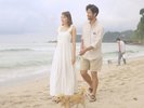 お部屋から専用通路を抜ければ、徒歩1分で白浜海岸へ。