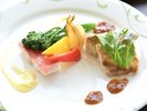 【料理一例】(春夏メニュー)地産食材に拘った季節の彩り創作料理