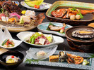 【プレミアム会席‐華】アワビの踊り焼きもついた、料理長こだわりの会席
