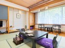 【和室8畳】3名様までご利用いただける、トイレ付バス無しのお部屋です。