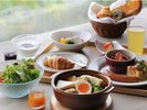 【ご朝食】お好みに応じて洋朝食もお選びいただけます。