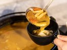 朝は「織々」自慢の「ほうとう」を