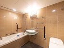 ■バリアフリーダブルルーム浴室施設で1部屋のみ!ご予約はお早めに。