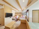 【デラックス和洋室】山側のお部屋です。自然の中でゆったりとお過ごしください