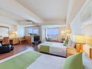 【最上階オーシャンビュー】デラックスツイン 鳥羽わんを一望♪眺望抜群、広々贅沢!