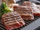 【土地の恵み会席 一例】松牛鉄板焼き