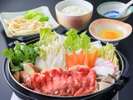 1泊2食付Bプラン水曜日/牛すき焼き&吉田うどん膳(イメージ)