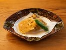 季節の会席料理 天ぷら(一例)