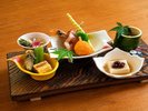 季節の会席料理 前菜(一例)