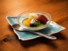 季節の会席料理 デザート(一例)
