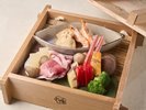 冬料理:【蒸篭蒸し】季節のお野菜