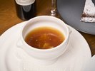 ・【シェホシノフレンチディナー一例・スープ】日光湯波のコンソメ