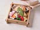 ・【春料理一例・蒸篭蒸し】季節のお野菜