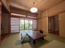 【山吹】露天風呂付客室 8畳和室+ベッドルーム 露天風呂は150cm×150cmととてもゆったりしたサイズ