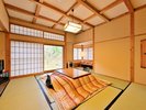 冬季には全室こたつをご用意