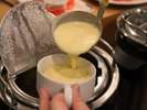 大人気!日替わり自家製スープ。おかわりしたくなるコーンクリームスープ