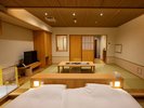 ワンちゃん温泉風呂付「こぎく」朝夕部屋食・プロジェクター完備