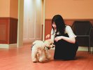 ワンちゃんとお遊び♪