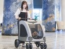 移動はワンちゃん専用カートをご用意