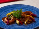 【夕食】シーズンディナーコース《韓国》|イイダコと有頭エビのチョリム
