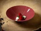 【夕食】春夏スペシャルコース|苺ムース 練乳クリーム添え