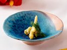 【夕食】シーズンディナーコース《石垣》|島らっきょうとゴーヤのあおさ風味フリット