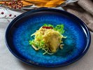 【夕食】埼玉シーズンディナーコース|ときがわ産タモギ茸のペペロンチーニ 田中製麺のスパゲッティ