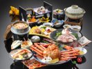【夕食一例】蟹会席