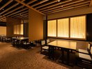 *夕食は落ち着いた空間でゆっくりお過ごしいただけます。