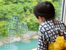 【滞在イメージ】客室からエメラルドグリーンに輝く黒部渓谷もご覧にいただけます。