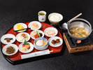 【朝食一例】10種の小鉢を添えた地元食材にこだわる富山の満喫朝食!