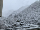 【景観】雪に包まれた山々をゆっくり眺められます。