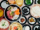 贅沢な朝食が旅の始まりを最高に盛り上げます