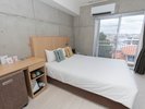 18u ダブルベッド1台(ベッド幅140cm)