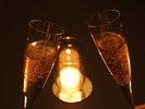 シャンパンで乾杯♪