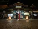 道後温泉本館前にて