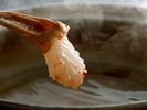 【冬・お料理】活松葉ガニのしゃぶしゃぶで出汁の旨味と活ガニのハーモニーを!