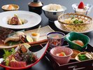 【春・スタンダード懐石】山菜の天ぷらや筍、真名鰹や蛤など…食材の宝庫・丹後の春の味覚を味わう!