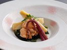 【春のお料理】焚合せ(若竹煮、鯛の子、わらび、木ノ芽)
