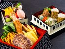 和食会席プランの未就学児のご夕食です。