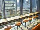 S-cafeカウンターテーブルからのシティビュー♪
