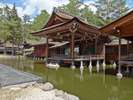 【身曾岐神社】豊かな松林に囲まれた日本随一の能楽殿