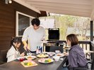 テラスでの星空BBQイメージ